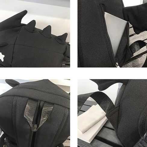 Backpack 3D Shark Shape Design, Eye-Catching Daily Weekend Travel, for Friends Him Her (grey) in Kuwait