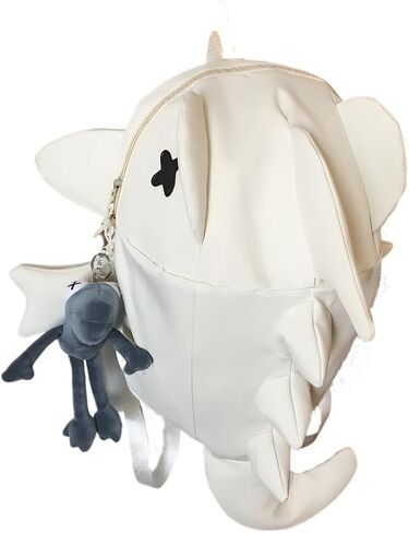 Backpack 3D Shark Shape Design, Eye-Catching Daily Weekend Travel, for Friends Him Her (grey) in Kuwait