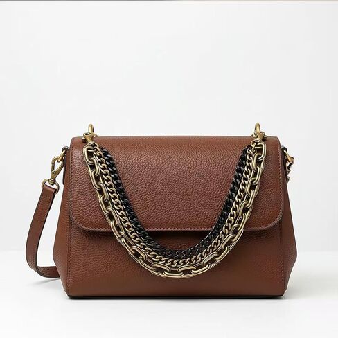 MORWLAT Gold Bag and Purse Charm Chain for Handbags, Two-Tone Vintage Charm Key Chain Pendant, Trendy Jewelry Gift for Women in Saudi Arabia