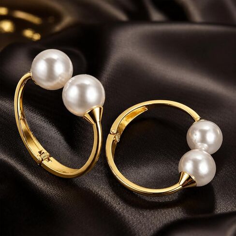 Curtain Tiebacks 2 Pack Curtain Ties Elegant Pearl Curtain Tie backs Premium Alloy Spring Curtain Clips No Drilling Curtain Ties for Modern Luxury French Nordic Minimalist Home Decor Curtain Holdbacks in Saudi Arabia