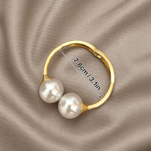 Curtain Tiebacks 2 Pack Curtain Ties Elegant Pearl Curtain Tie backs Premium Alloy Spring Curtain Clips No Drilling Curtain Ties for Modern Luxury French Nordic Minimalist Home Decor Curtain Holdbacks in Saudi Arabia