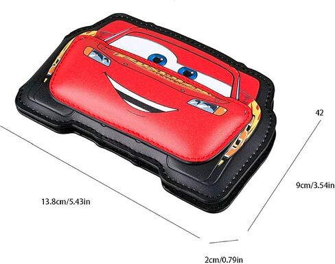 TCB Creations Lightning Mcqueens 3D Cartoon Car Character Bi-Fold Wallet in Kuwait