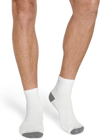 Jockey Men's Socks Men's Made in America* Quarter Socks - 3 Pack in Kuwait