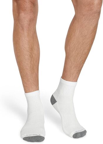 Jockey Men's Socks Men's Made in America* Quarter Socks - 3 Pack in Kuwait