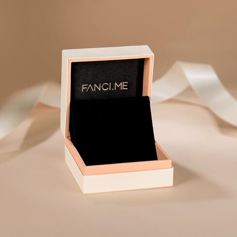 FANCIME خاتم جوهرة للنساء 925 الفضة الاسترليني Leroy مثلث الأحجار الكريمة وعد خاتم الخطوبة، مجوهرات الزفاف الأنيقة هدية ترمز إلى توازن الحب (الحجم 5-9) in Kuwait