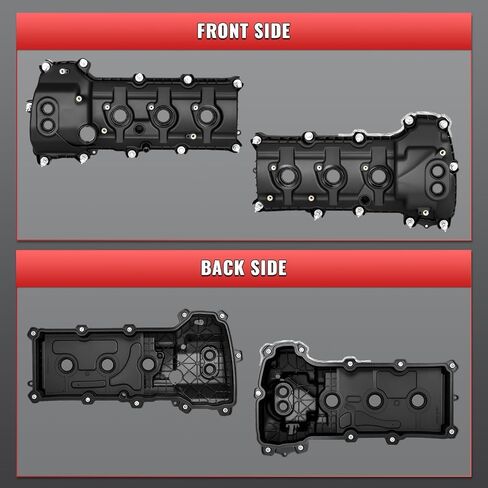 Engine Valve Covers Set Left&Right Compatible with Ford, Mustang & Lincoln - Explorer 2011-2019, F150 2011-2012, Edge MKX 2011 Naturally Aspirated Non-Turbo 3.5L 3.7L V6 Replaces BR3Z6582U BR3Z6582R in Saudi Arabia