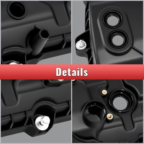 Engine Valve Covers Set Left&Right Compatible with Ford, Mustang & Lincoln - Explorer 2011-2019, F150 2011-2012, Edge MKX 2011 Naturally Aspirated Non-Turbo 3.5L 3.7L V6 Replaces BR3Z6582U BR3Z6582R in Saudi Arabia