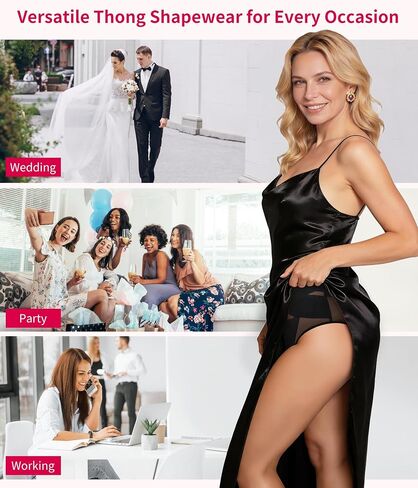 Gotoly Thong Shapewear Tummy Control for Women High Waist Seamless Body Shaper Panties Stomach Shapewear Thong in Saudi Arabia