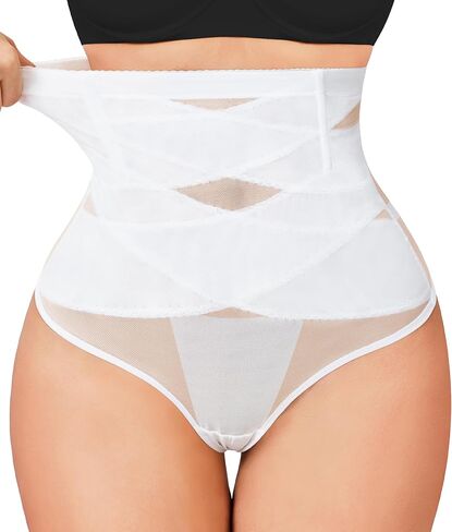 Gotoly Thong Shapewear Tummy Control for Women High Waist Seamless Body Shaper Panties Stomach Shapewear Thong in Saudi Arabia