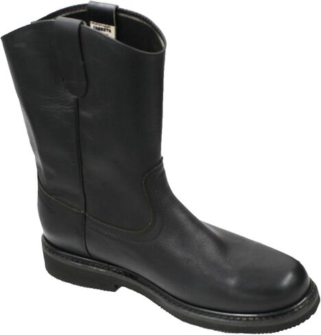 Men's Work Boots Pull On Leather Oil Water Slip Resistant in Kuwait