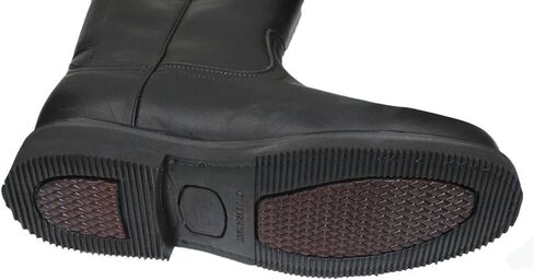 Men's Work Boots Pull On Leather Oil Water Slip Resistant in Kuwait