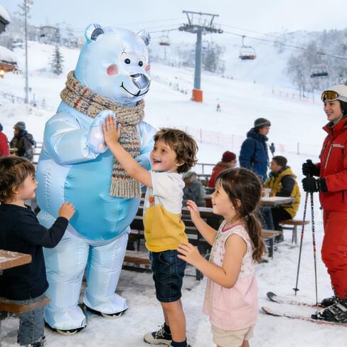 Inflatable Bear Costume for Adults, Lightweight Blow Up Full Body Jumpsuit Cosplay Costume, Funny Air Inflatable Suit for Halloween Carnival Parade Festival Christmas and Role Play Party Dress Up in Saudi Arabia