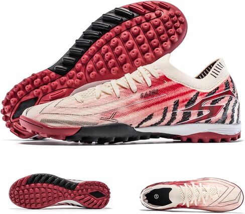 SAIBI Unisex Adult TF Turf Soccer Cleats, Non-Slip Wear-Resistant Breathable Training & Match Football Shoes for Artificial Grass in Kuwait