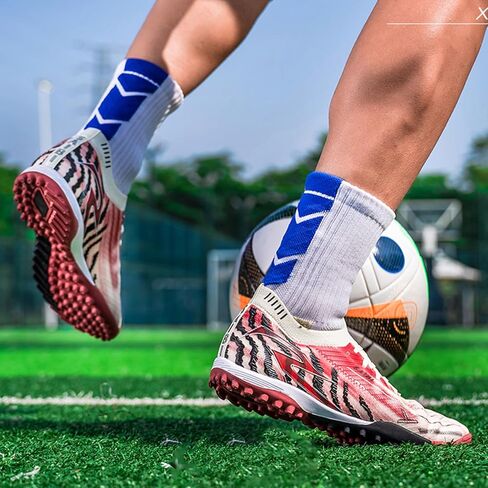 SAIBI Unisex Adult TF Turf Soccer Cleats, Non-Slip Wear-Resistant Breathable Training & Match Football Shoes for Artificial Grass in Kuwait
