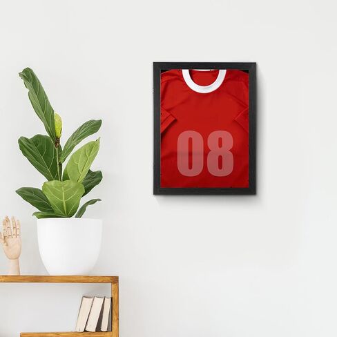 2 Pack Sports Uniform Frame Display Case 14.17X11.02X2.91In Jersey Shadow Box for Basketball Football Baseball Memorabilia and Collectibles in Kuwait