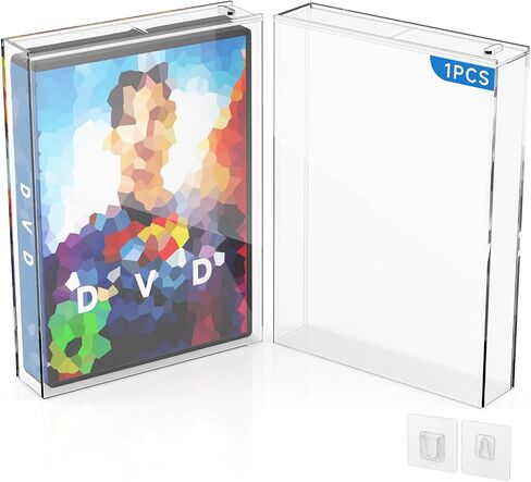 1Pack for Steelbook Protector with Wall Mount - Premium Acrylic Display Case Compatible with Thickened Collector Edition DVD (Clear Case Only) in Kuwait