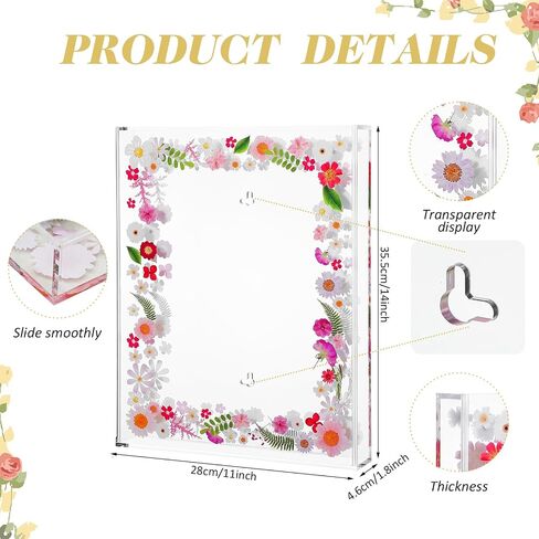 Youyole الأزهار التخرج صندوق الظل الإطار الاكريليك دبلوم الإطار الظل مربع صالح 11 × 14 '' A4 درجة الدبلوم شهادة درجة عرض ميدالية ضغط الزهور غراد صناديق الذاكرة تذكار قبعة التخرج وثوب in Kuwait