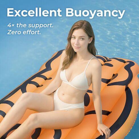 Inflatable Pool Float Lounger Watermelon - Swimming Pool Party Decorations Summer Beach Lake Comfort Lounge Raft Funny Pool Floats Adults with Backrest in Kuwait