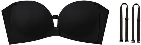 Gather Bra Women's Invisible Non-Slip Small Chest Shows Large no Steel Ring Thin Comfortable Adjustable Jewelry in Kuwait