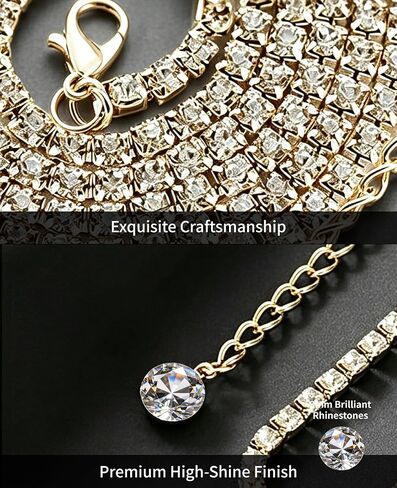 2-Piece Rhinestone Waist Chain, Adjustable Gold and Silver Minimalist Belly Chains with Dangle Drop, Sexy Abdominal Body Chain for Women Bikini Beach and Rave Party in Saudi Arabia