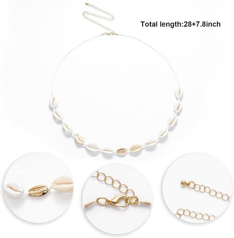 Sucrain Waist Beads for Women Summer Beach Coloful Beads Waist Chain Jewelry Sets Multi-layered Beaded Belly Body Chain Bikini Sexy Shell Body Accessories in Kuwait