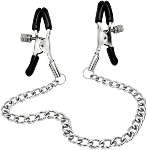 Nipple Rings with Body Chain, Adjustable Body Clamps Sexy Non-Piercing Body Chains for Women, Faux Body Jewelry Clip Body Chain Jewelry For Women in Saudi Arabia