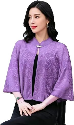Lace Shawls and Wraps for Evening Dress Wedding Sheer Capes Cover Up Capelets for Women Cape Bolero Flapper Cover Up in Saudi Arabia