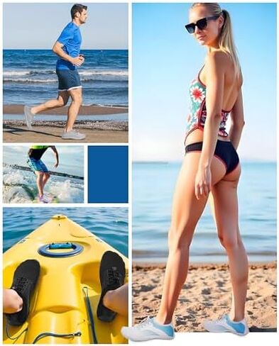 Barefoot Water Shoes for Men Women 2026 Quick Dry Athletic Shoes Non-Slip Wide Toe Aqua Footwear Beach Swim Hiking Kayaking Yoga Outdoor Sport in Kuwait