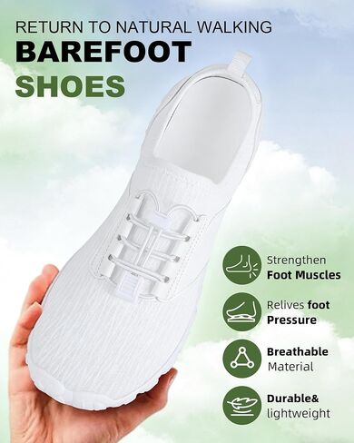 Barefoot Water Shoes for Men Women 2026 Quick Dry Athletic Shoes Non-Slip Wide Toe Aqua Footwear Beach Swim Hiking Kayaking Yoga Outdoor Sport in Kuwait