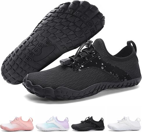 Barefoot Water Shoes for Men Women 2026 Quick Dry Athletic Shoes Non-Slip Wide Toe Aqua Footwear Beach Swim Hiking Kayaking Yoga Outdoor Sport in Kuwait