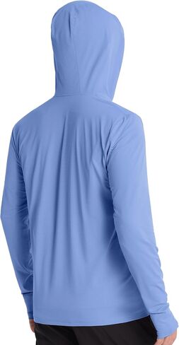 Roadbox Men's UPF 50+ Sun Hoodie Jacket, Full Zip UV Protection Long Sleeve Shirt, Lightweight Breathable for Fishing Hiking in Kuwait