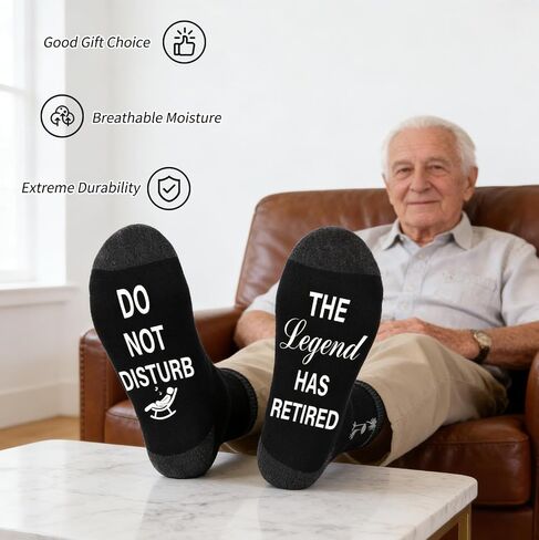Funny Retirement Gifts for Men - 4 Pcs 2026 Retirement Gifts for Men, Baseball Cap Socks Keychain Greeting Card Gift Set Unique Retired Gift Ideas for Dad Husband Friend Grandpa Coworker in Kuwait