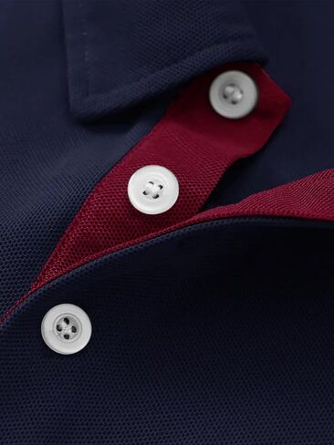 Men's Polo Shirts Short Sleeve Shirts for Men's Regular-Fit, Casual Athletic Collared T-Shirts in Kuwait