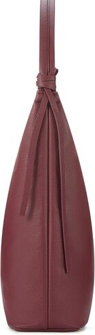 Vegan Leather Slouchy Hobo Purses for Women,Soft Leather Tote Handbags Shoulder Satchel with Tassel Ribbon in Kuwait