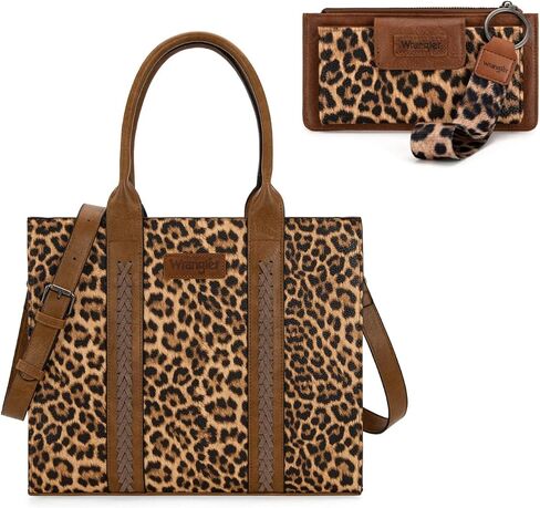 Wrangler Large Work Tote Bag for Women and Large Wristlet Wallet in Kuwait