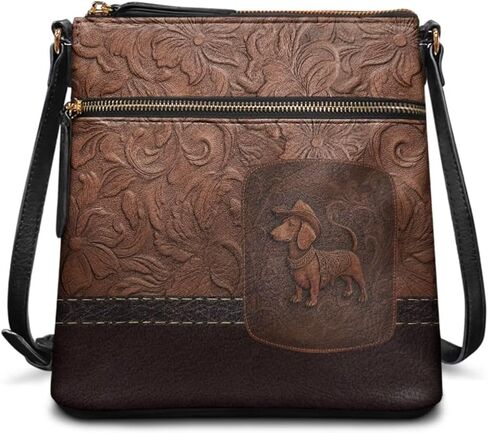 Womens Large Crossbody Bag PU Leather Shoulder Handbag with Zipper Removable Straps Bucket Bags Crossbody in Kuwait
