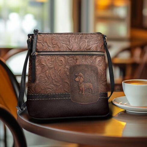 Womens Large Crossbody Bag PU Leather Shoulder Handbag with Zipper Removable Straps Bucket Bags Crossbody in Kuwait