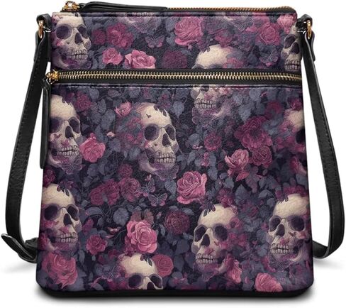 Womens Large Crossbody Bag PU Leather Shoulder Handbag with Zipper Removable Straps Bucket Bags Crossbody in Kuwait