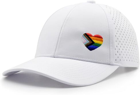 Pride Baseball Cap for Men Women, Quick Dry LGBT Gay Lesbian Rainbow Trucker Hat in Saudi Arabia