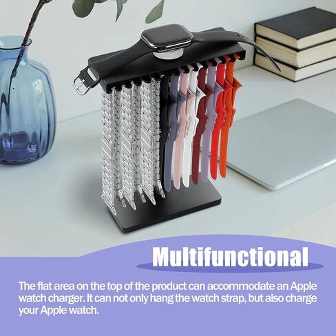 3 in 1 Watch Band Holder Organizer for Apple Watch,Smart Strap Silicon Rack,Groove Display for Apple Watch, Iwatch Band in Saudi Arabia