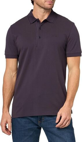 BOSS Men's Paule Collar Trim Cotton Polo Shirt in Kuwait