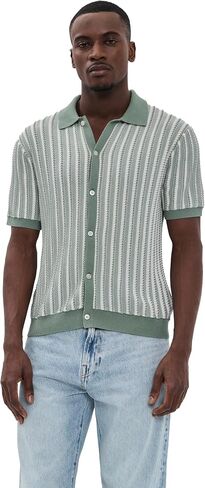 Madewell Men's Core Cotton Vertical Stripe Polo in Kuwait