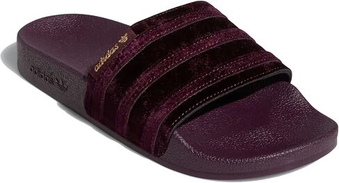adidas Originals Adillette Slides Womens Shoes Size 6, Color: Dark Purple in Saudi Arabia