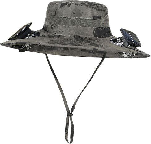 Cooling Fan Hat with Wide Brim for Hiking and Camping in Kuwait