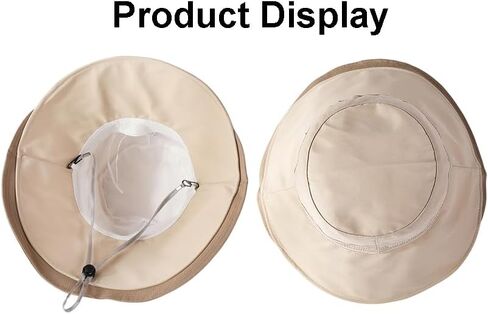Womens Sun Hat Outdoor UV Protection Wide Brim Fishing Hat Foldable Beach Bucket Hat in Kuwait