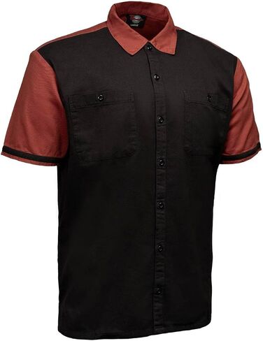 MMCC Men’s Super Duty Classic Mechanic Button-Up Shop Shirt w/Microfiber Cleaning Panel - Dual Chest Pockets in Kuwait
