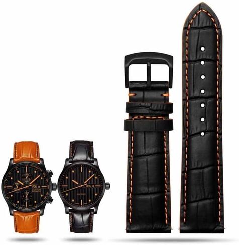 Genuine Leather Watch Strap For Mido Men's M005 430 Watchband in Saudi Arabia
