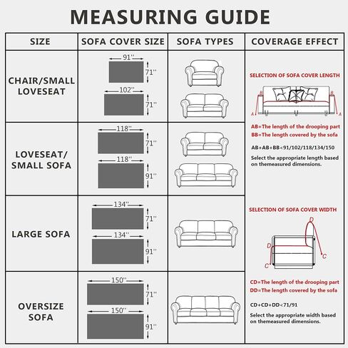Couch Covers for 2 Cushion Couch Sofa, Pet Friendly Sofa Covers Washable, Heavy Duty Scratch Resistant Furniture Cover for Dogs Fits Love Seat, 71" x 118", Gray in Saudi Arabia