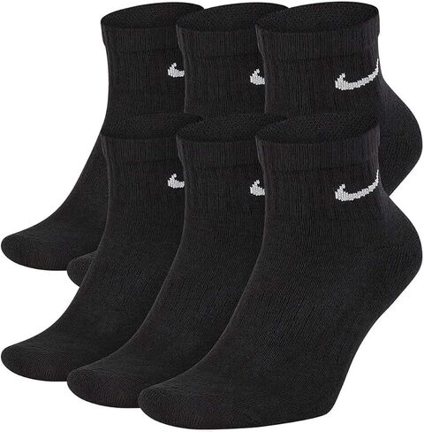 Nike Everyday Cushioned Ankle Athletic Training Casual Socks - 6 Pack in Kuwait