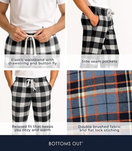 Bottoms Out Flannel Pant 3 Pack in Saudi Arabia